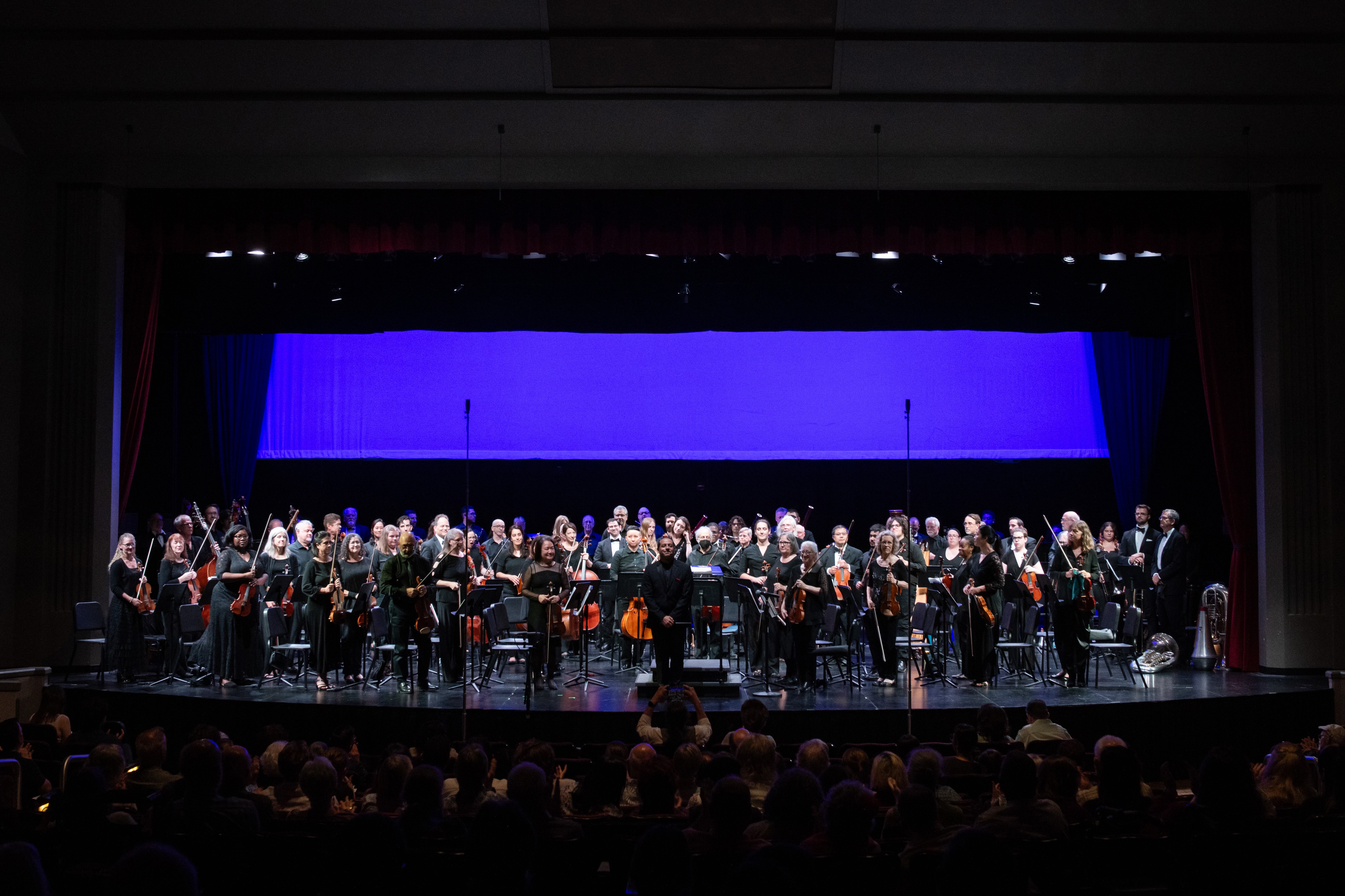 Musicians on stage